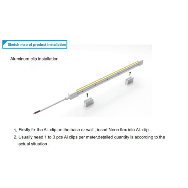 Silicone Coated LED Flexible Tube Lights 120 Degrees Viewing Angle
