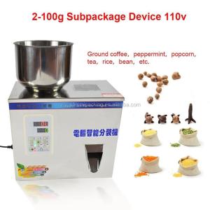 China Semi Automatic Tea Weighing Machine , Coffee Bean Powder Filling Machine wholesale
