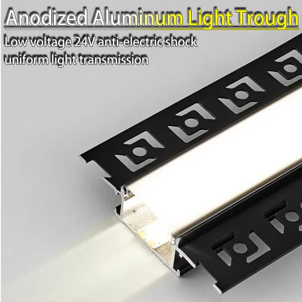 Lighting LED Light Strip Low Voltage DC24V Bare Board Patch Self-Adhesive Ceiling 2835 Light Strip Super Bright Linear Light
