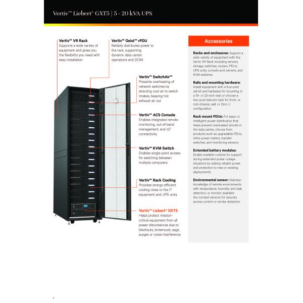 6KVA 6KW 10KVA 10KW 20KVA 20KW 230V Pure Sine Wave Rack Mounted Tower Online UPS for Your
