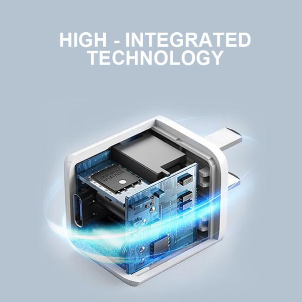 Type C USB Wall Chargers 20W Portable PD QC3.0 33*33mm