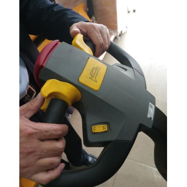 Walking Type Electric Pallet Jack Stacker AC Control Medium Lifting Storage