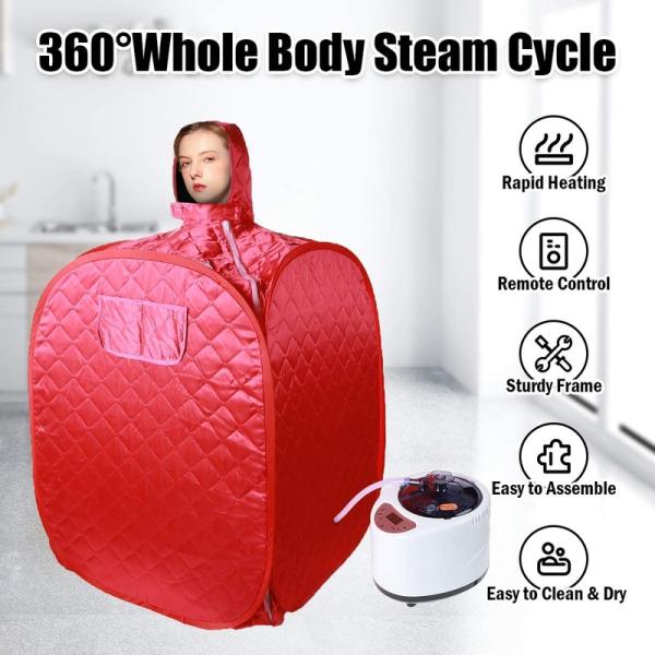Modern Portable Personal Sauna With Steamer For Convenient Steam Home Foldable Sauna Chair Machine Tent Sauna Easy Installation