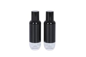 China Combination Cosmetic Packaging Set 35ml Acrylic Skin Base Foundation Bottle And 10ml Eye Shadow Jar wholesale
