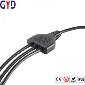 China Waterproof Led Wire Splitter Y Type Extension Cable 2 Pin Wire Connectors on sale