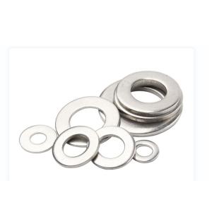 China ISO Standard Stainless Steel Flat Washers with Zinc Finish 5mm Thickness M8 M3 M20 M12 M16 wholesale