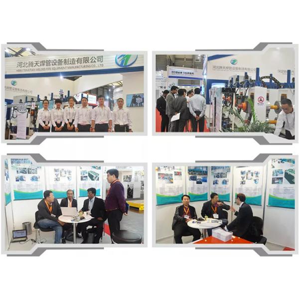 380V Steel Pipe Production Line 60-120m/Min 9.0mm Tube Making Machine