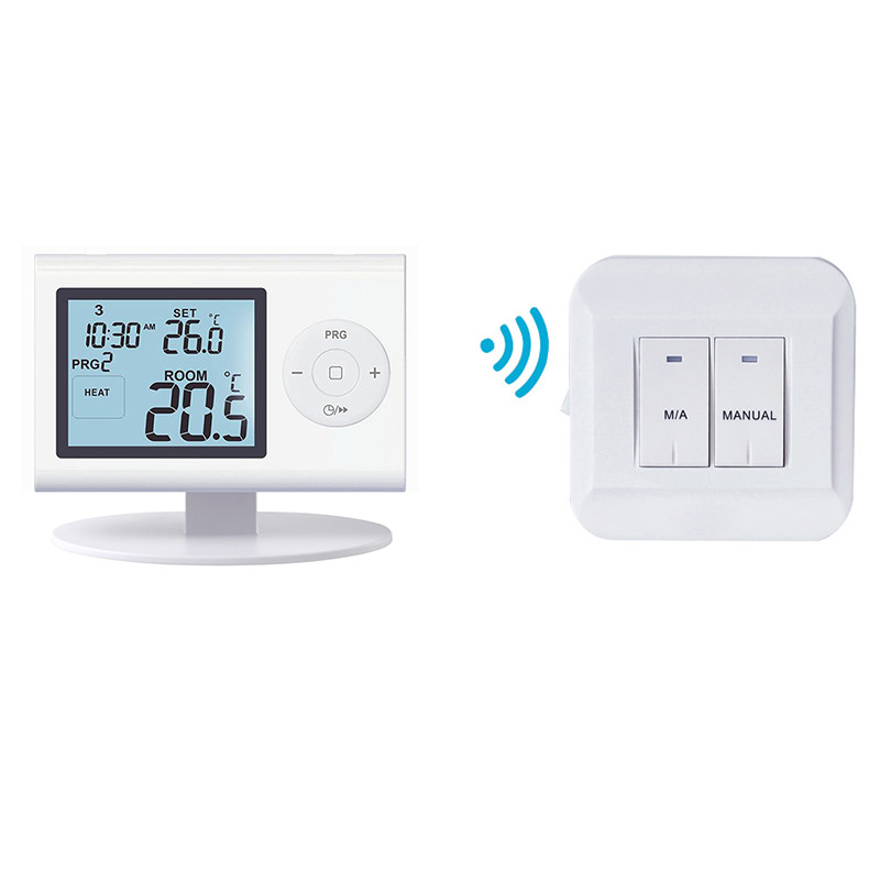 China 5+2 Day Programmable Digital RF Thermostat With WiFi Module Built - In wholesale