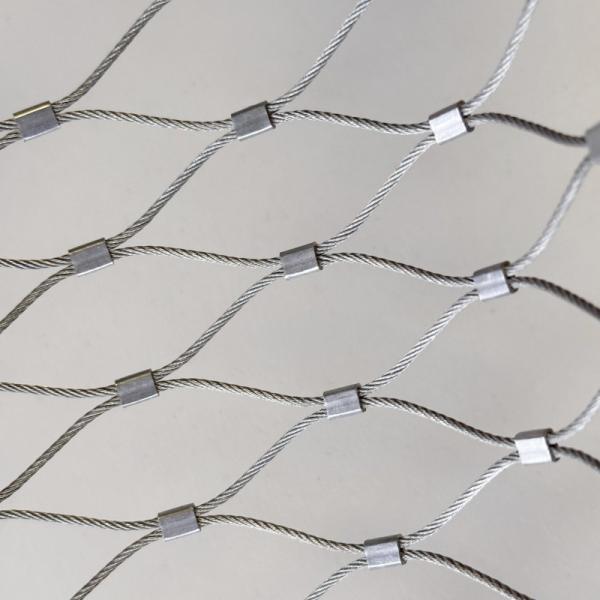 Architectural Wire Rope Mesh 1mm-6mm 304 316 316L Stainless Steel Wire Rope Mesh