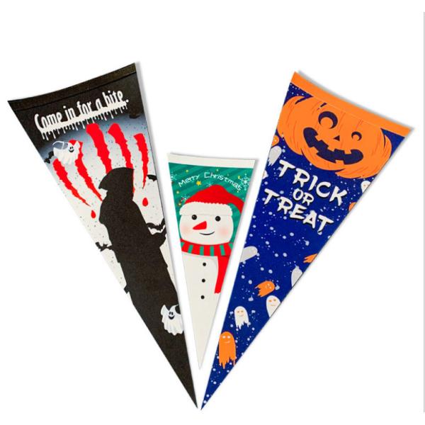 30x76cm Felt Pennant Banner , Portable Decorative Triangle Flags