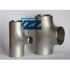 China ASTM A815 Duplex Stainless Steel Pipe Tee , UNS S32750 Elbow Tee Pipe Fitting on sale