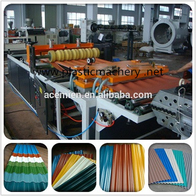 good quality pvc asa plastic sheet making machine