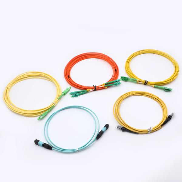 Low PDL Multimode Fiber Patch Cord , Sc To Lc Fiber Patch Cable Single Mode