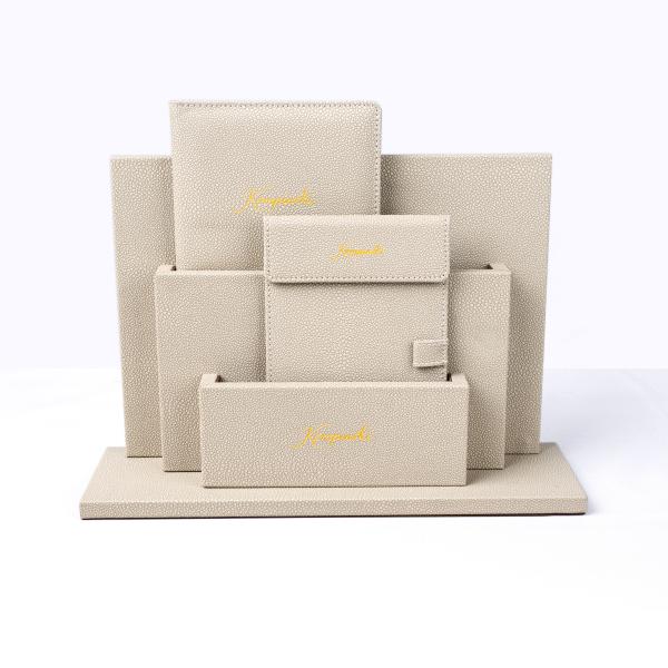 Pu Leather Trash Tissue box Hotel Bathroom Accessories