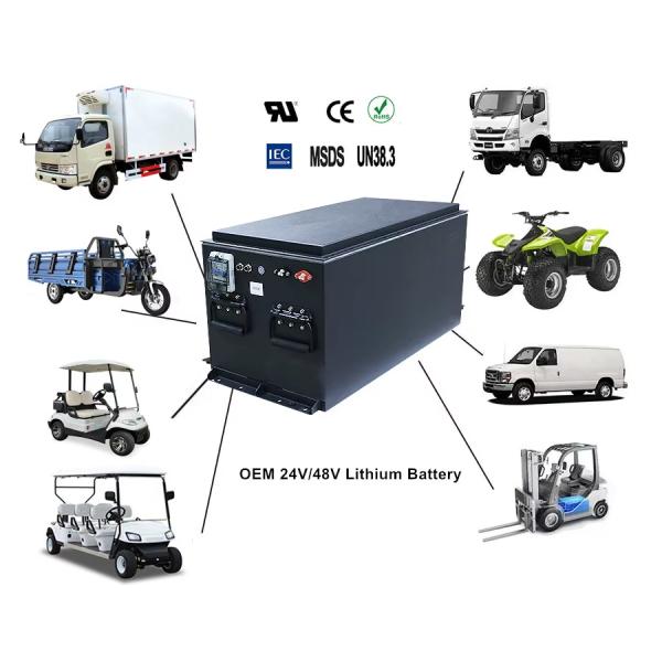 OEM ODM LiFePO4 Lithium Battery Recharge Golf Cart Battery 24v 36v 48v 72v 280Ah Lithium Ion Lifepo4 Battery