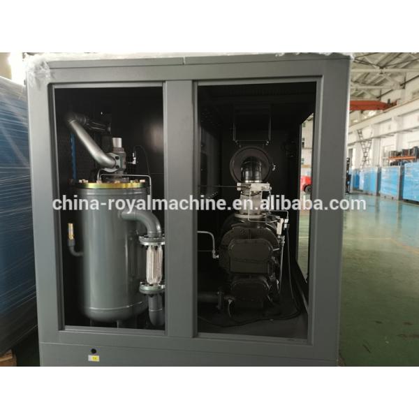 75kw 7 Bar Energy Saving Two Stage Electric Screw Air Compressor Two stage airend screw air compressor with big air flow