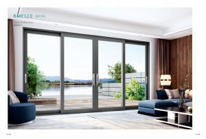 China Insulated Glass Aluminum Sliding Doors Heavy Style Energy Saving For Terrace wholesale