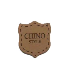 China Cowboy Clothing Logo Badges Heat Press Emboss Genuine Leather Patches For Jeans wholesale