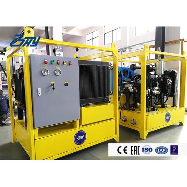 Quality Power Station Diesel Hydraulic Power Unit Double Oil Passages Function for sale