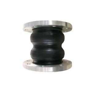 China NBR EPDM Double Sphere Flanged Rubber Bellows Expansion Joint wholesale