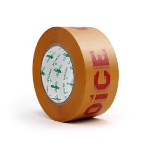 China High Quality Printed Clear Fragile Plastic Bopp Packing Tape wholesale