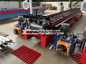 China Chain Transmission And Omron Encoder For Corrugated Roll Forming Machine wholesale
