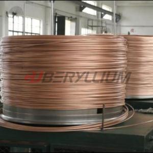 China Td01 C17200 Beryllium Copper Wire CDA 172 1/4 Hard Fine For Welding Electrode wholesale