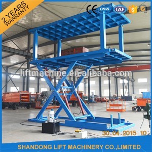 3T 3M CE Hydraulic Scissor Car Lift for Basement