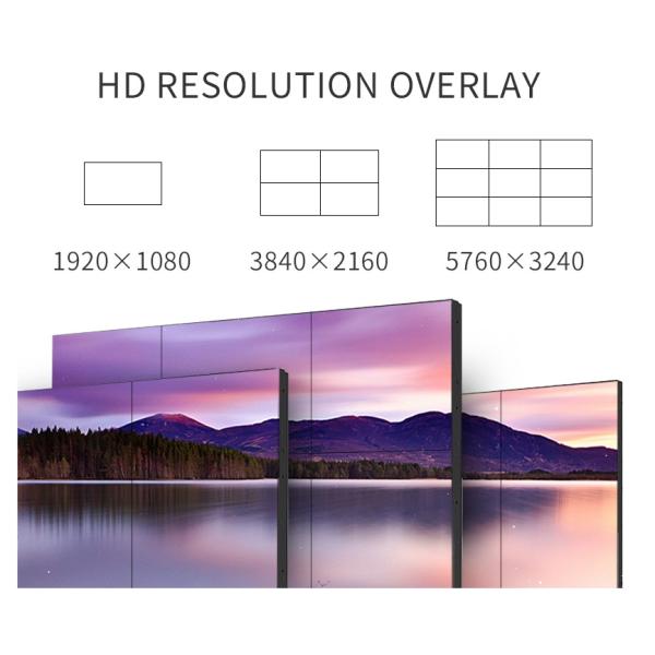Indoor Splicing LCD Video Wall Seamless Multi Advertising Screen