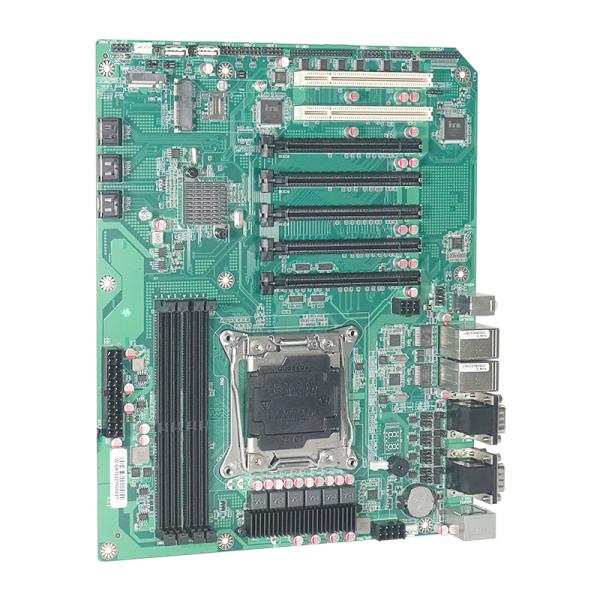 Customized high quality ITX hot swappable hard disk array raid storage industrial computer E5 server C612 mainboard