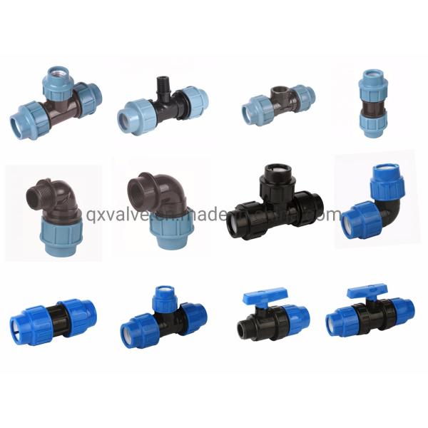Pn16 Blue PP Coupling Adaptor Plug Plastic Pipe Fitting Customized to Meet Your Needs
