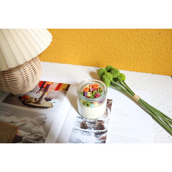 Oem 8.9*14.7cm Aromatherapy Soy Wax Candles Novelty Cereal Bowl Gift