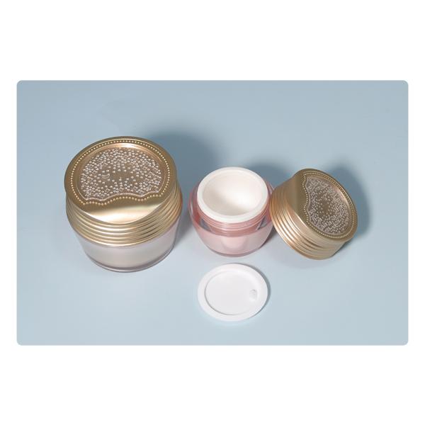 Sealing Type Empty Lotion Bottle MS Square Plastic Jar For Acrylic Cosmetic Skincare Packaging