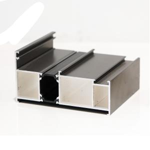 China 0.8-2.0mm Thickness Thermal Break Aluminum Windows Profiles Powder Coated Surface on sale