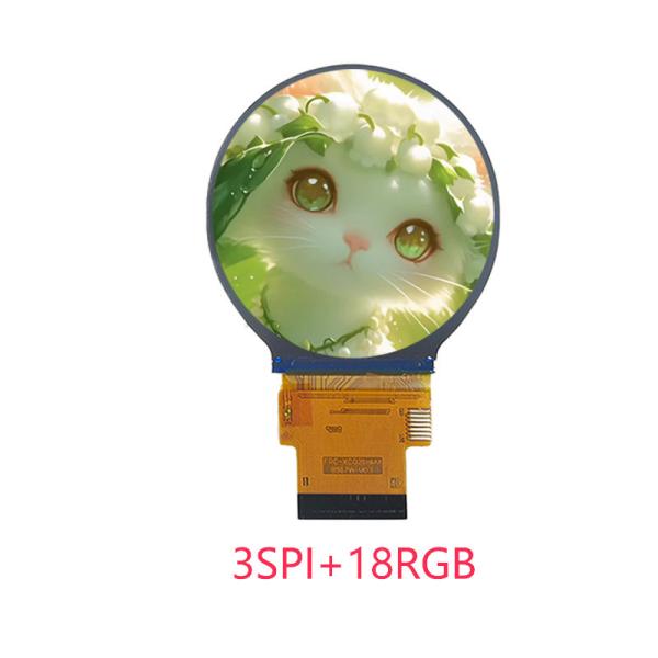 2.1-inch TFT LCD Round IPS Display | 480×480, ST7701 Driver, RGB/MIPI Full-Color, Fit for Wearables & Industrial Use