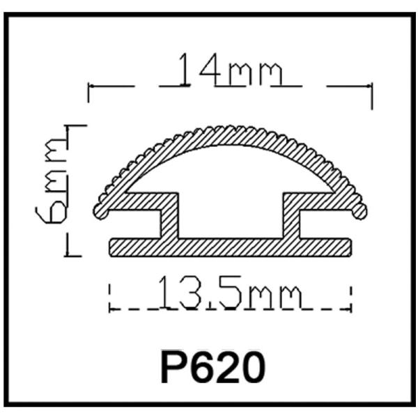 Anti Collision PVC Rubber Strip For Wardrobe Sliding Door