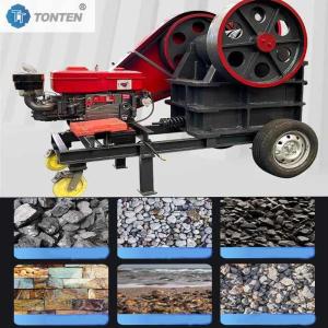 China Granite Stone Jaw Crusher Machine Diesel Jaw Crusher PE 250x400 on sale