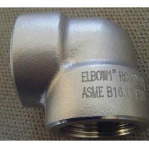 China stainless ASTM A182 F304LN threaded elbow wholesale