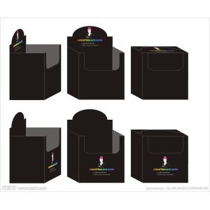 Litho CMYK Custom Printed Display Boxes Clay Coated Paper Yellow