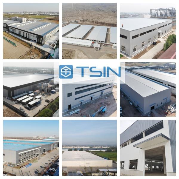 Custom Steel Structure Prefab Metal Warehouse For Commercial Industrial Storage