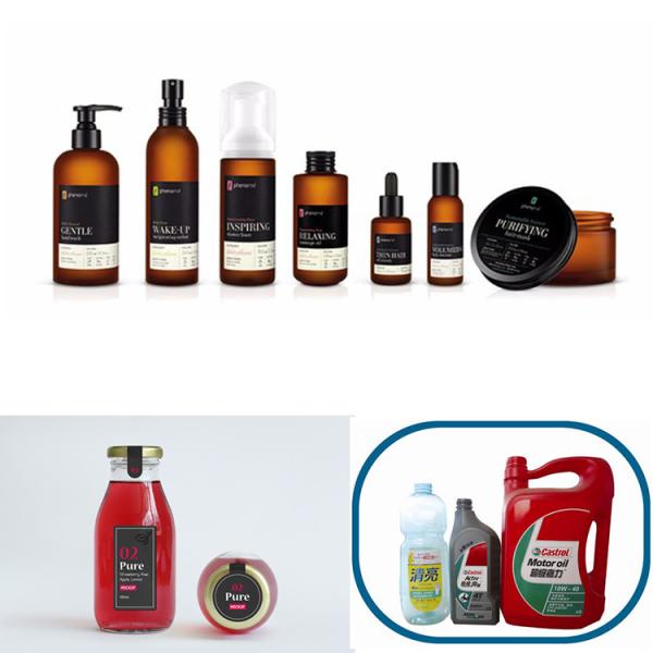 Piston 3L Automatic Bottle Filling Machine For Laundry Detergent Scouring Agent