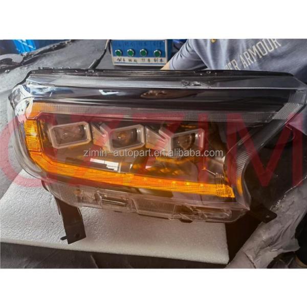 ABS Plastic Car Front Headlight For Ford Ranger 2015-2021 T7 T8