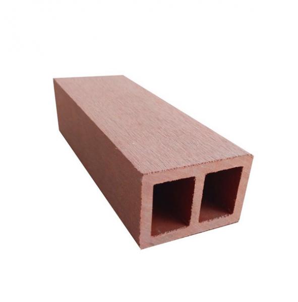 Quality Decorative Wpc Plastic Deck Railing , Wood Fiber Composite Fence Planks for sale