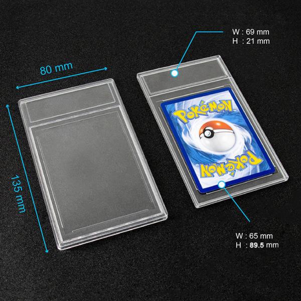 80*135cm Empty Trading Card Sleeve Psa Yugioh Sports Cards Holder