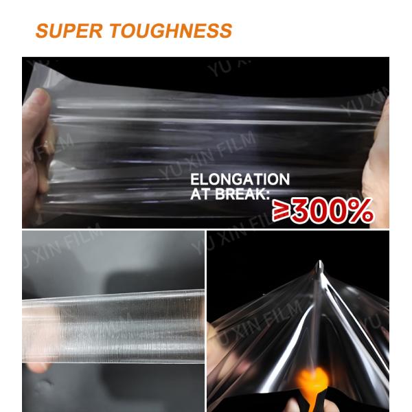 High Quality Glossy Satin Color PPF Car Vinyl Wrap TPU Easy Install Paint Protection Film with Self-Healing Film