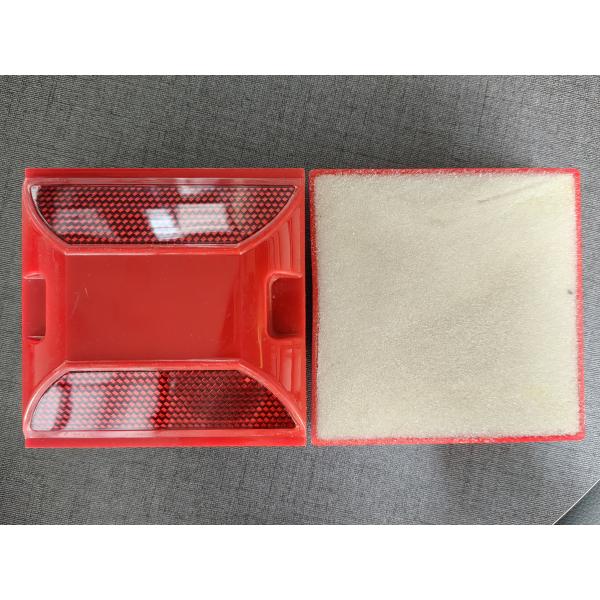 100mm Red Yellow White Reflective PMMA Road Stud With ABS Shell