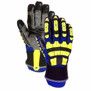 China Hysafety Heavy Duty Rescue Extrication Gloves ANSI CUT LEVEL A8 wholesale