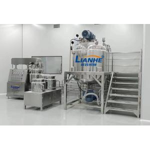 China Button Control Homogenizing Vacuum Emulsifier Ketchup Mayonnaise Making Machine on sale