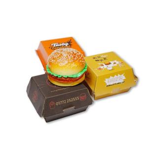 China Wholesale and customization of food grade fast food burger boxes wholesale