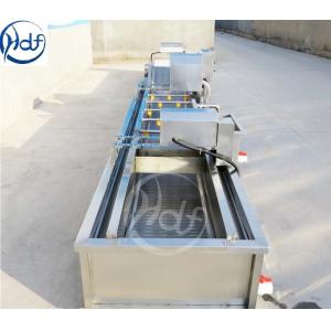Stainless Steel 304 Automatic Ultrasonic Vegetable Washing Machine Industrial
